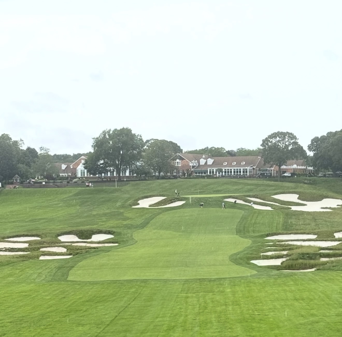 Championship golf course and clubhouse