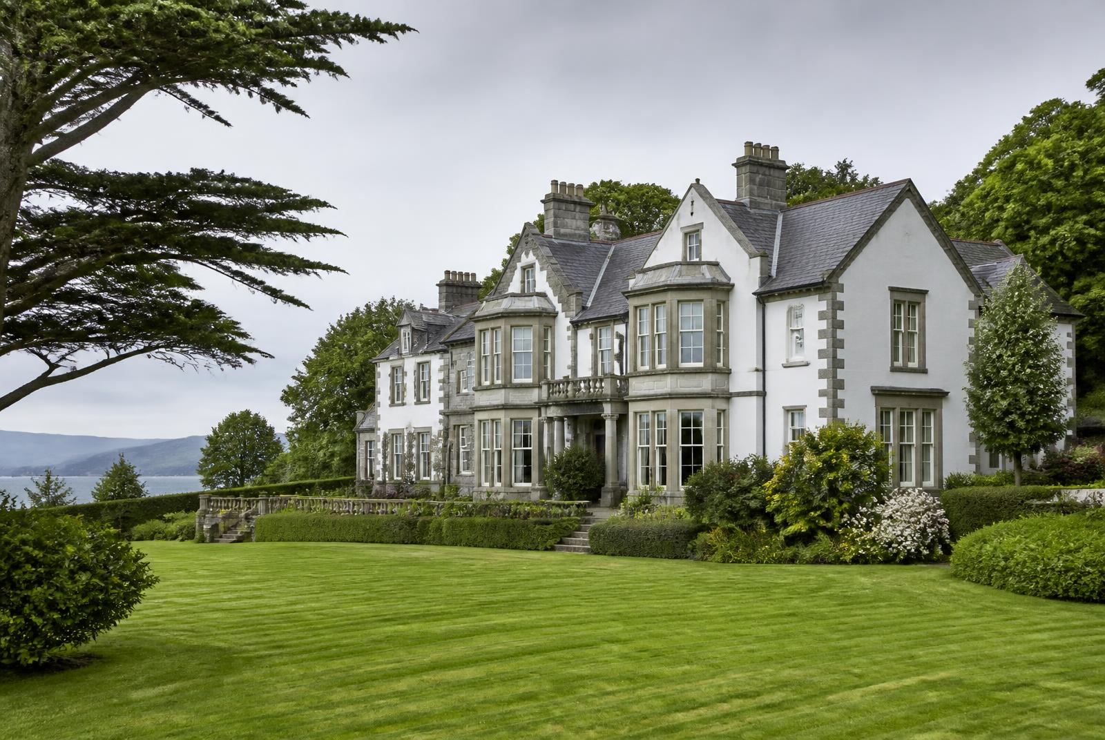 Large private coastal country residence with lawns and mature trees, suited to large group accommodation in Lytham St Annes and Lancashire