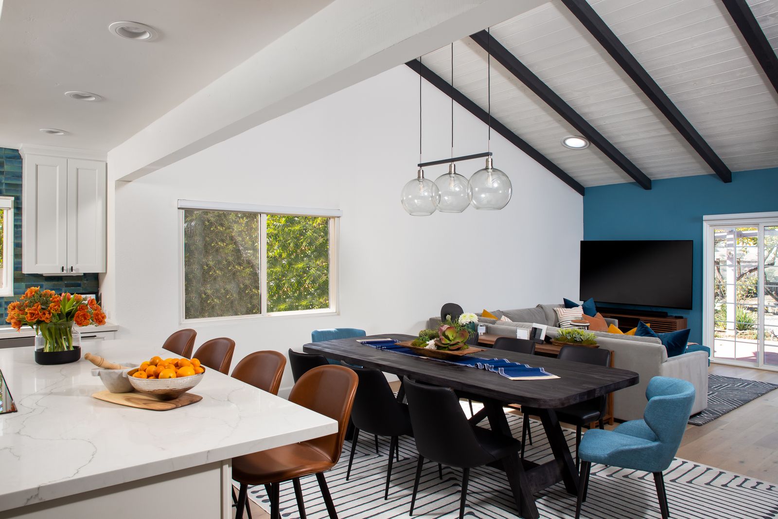 Private dining setting of the kind arranged for executive groups through independent catering providers