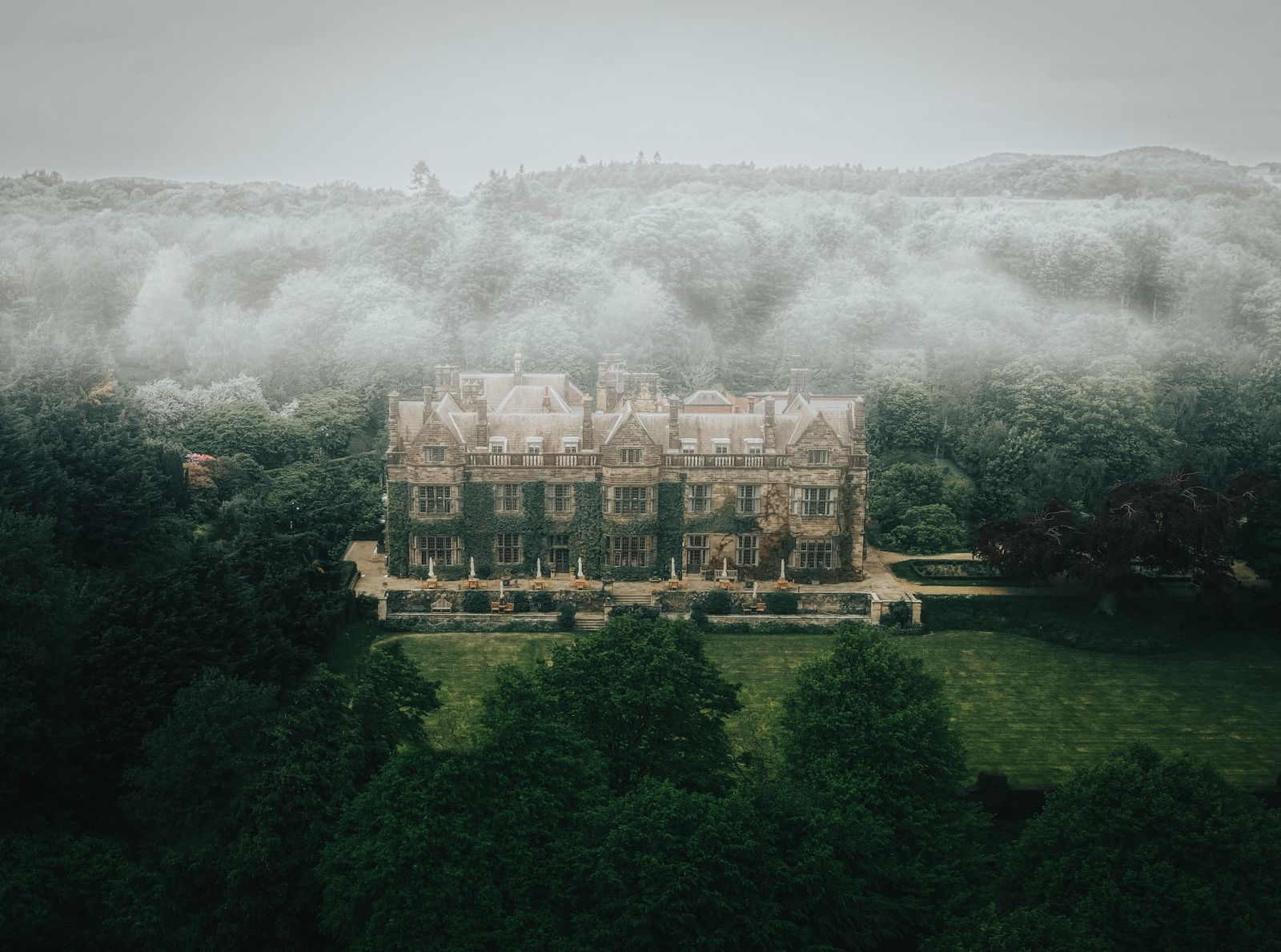 Historic Scottish country house in mature grounds, illustrating the calibre of corporate accommodation sourced for The Open 2027